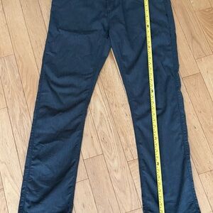 Private member - black and White fine striped Pants - 36x32